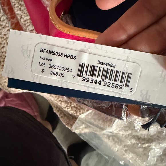 Dooney & Bourke Hot Pink Bucket Bag - Picture 8 of 8